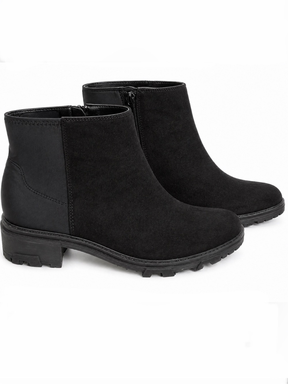 Unisa Black Suede Sock. Ankle Booties size 9